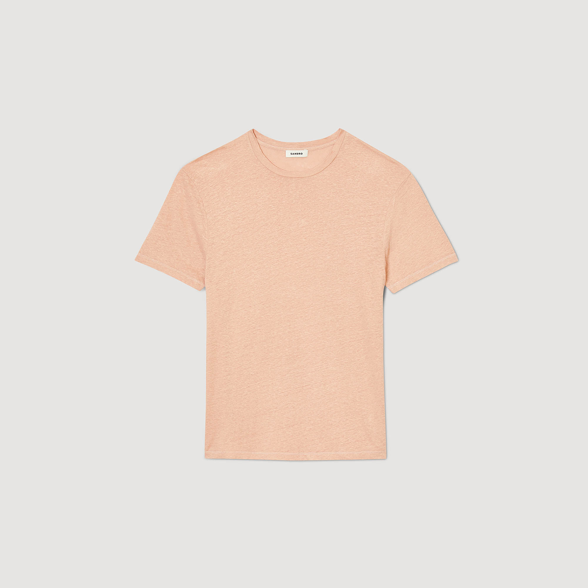 T-shirt in lino certificato