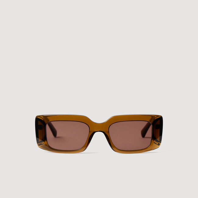 Occhiali da sole a stanghe larghe