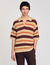 Polo a righe in maglia