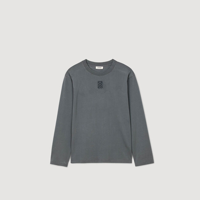 T-shirt con ricamo