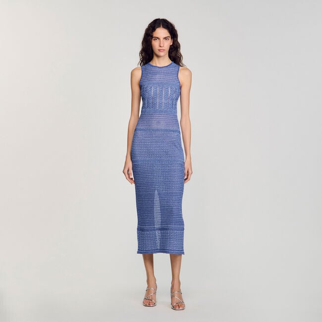 Abito midi in maglia