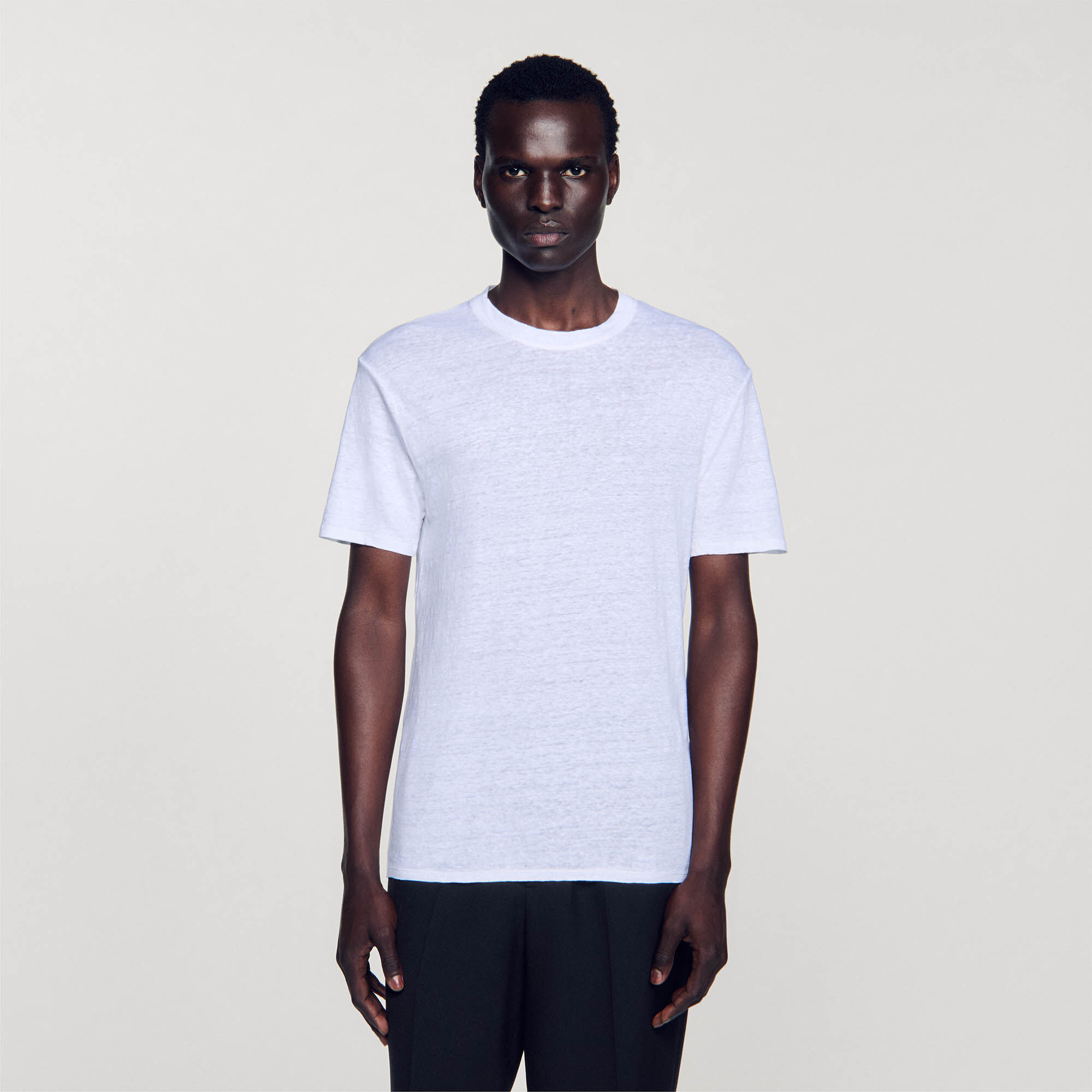 T-shirt in lino certificato
