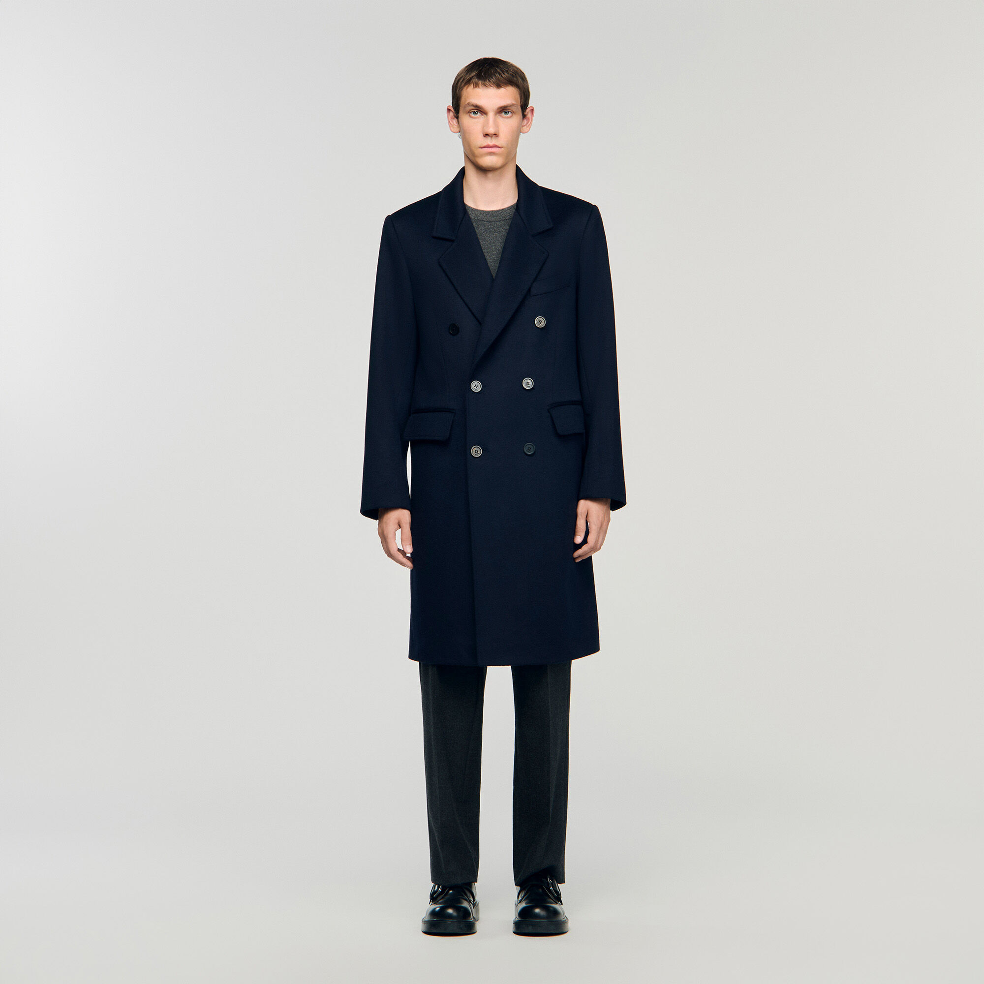 Cappotto in lana e cashmere