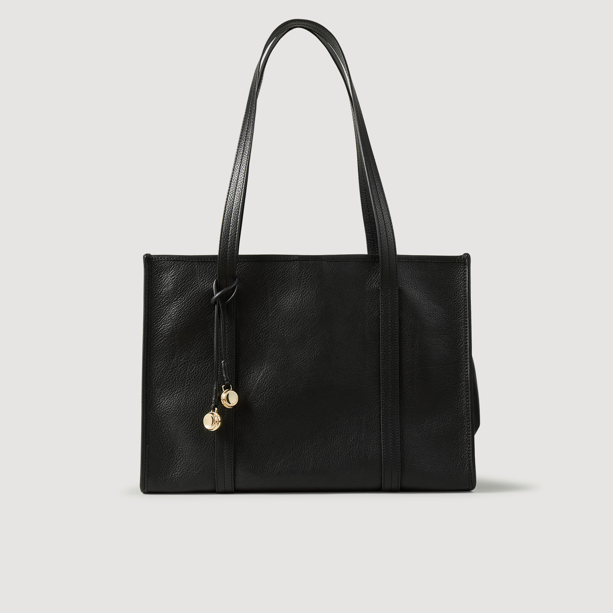 Shopping bag in morbida pelle
