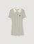 Tutina jumpsuit in maglia a righe