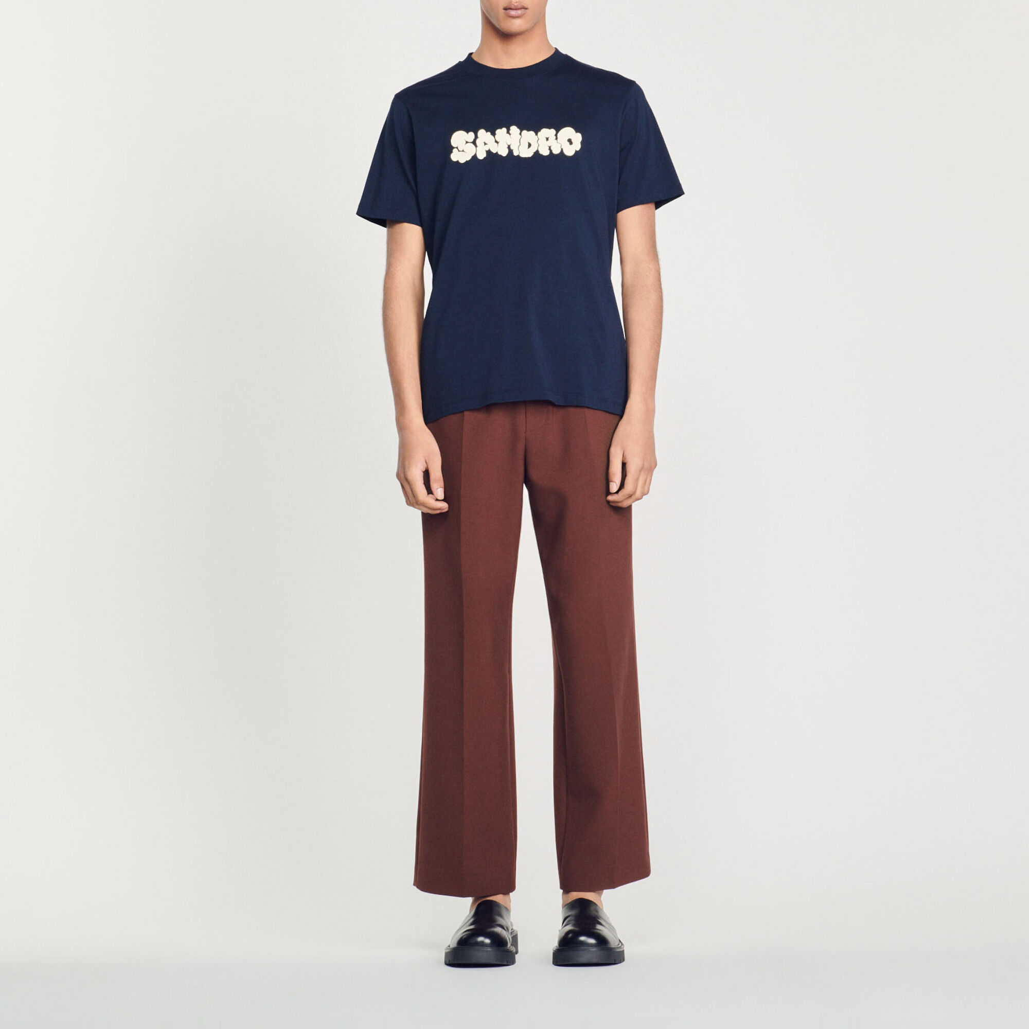 T-shirt con ricamo Sandro