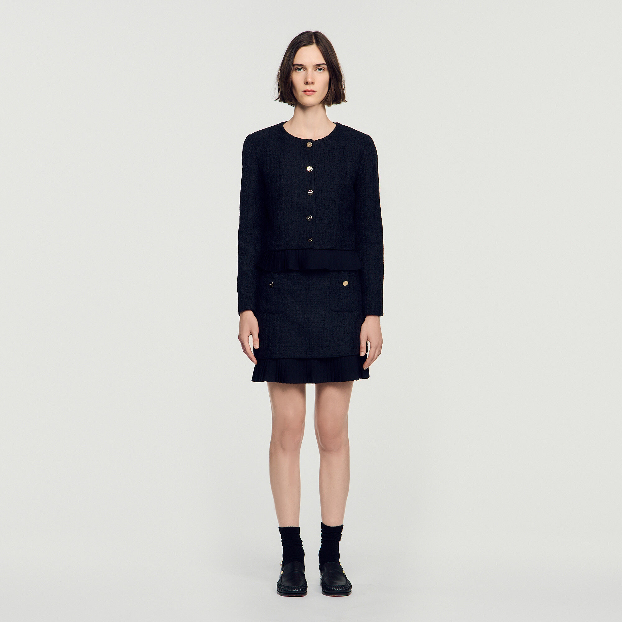 Giacca in tweed 2 in 1 - Donna | Sandro