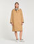 Trench con colletto glitterato