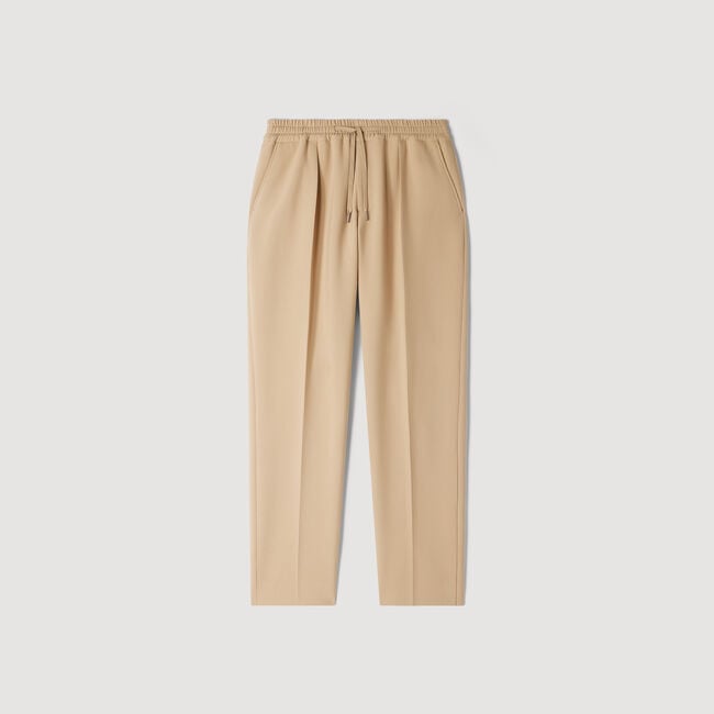 Pantaloni dritti elasticizzati