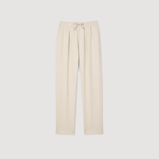 Pantaloni dritti elasticizzati