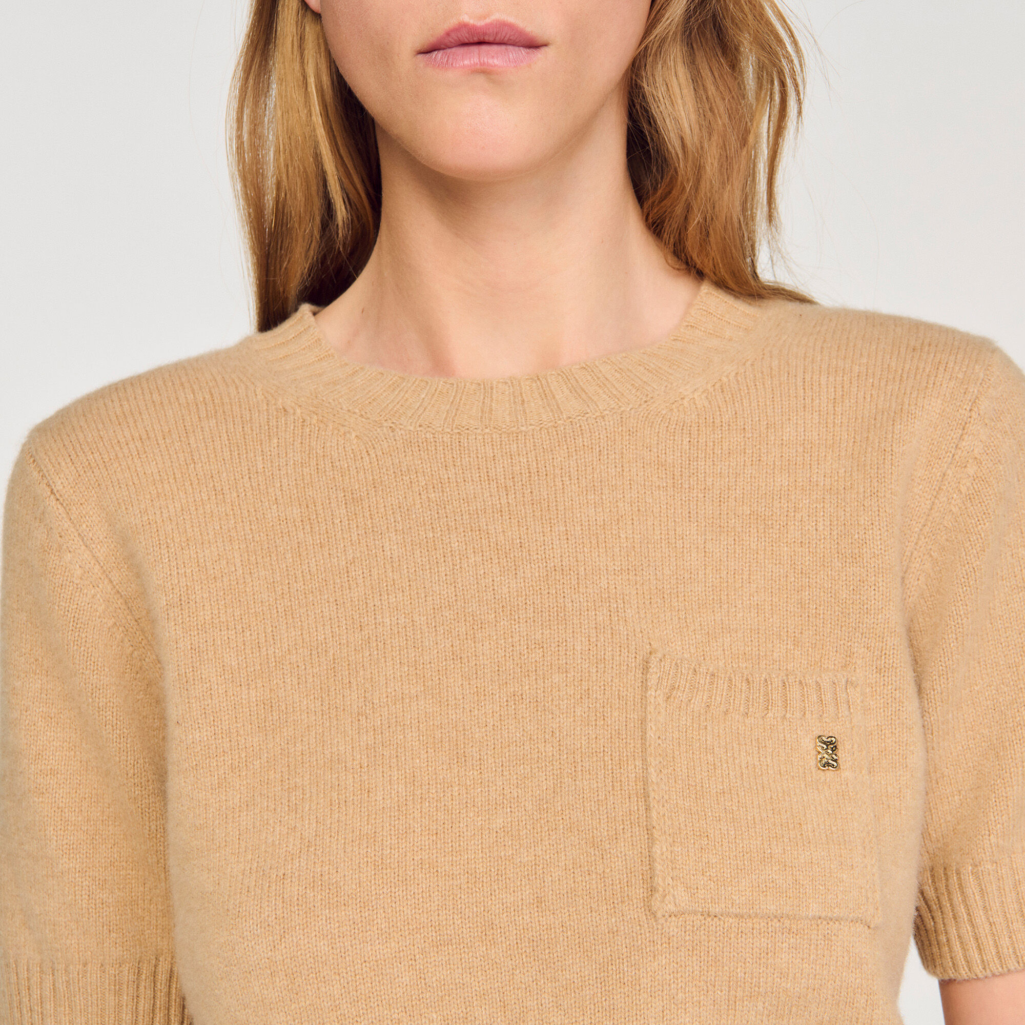 Maglione a maniche corte