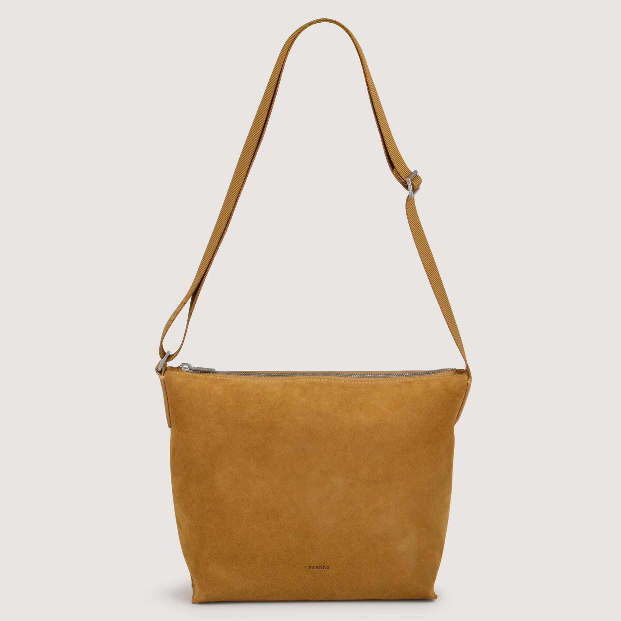 Hobo bag in scamosciato