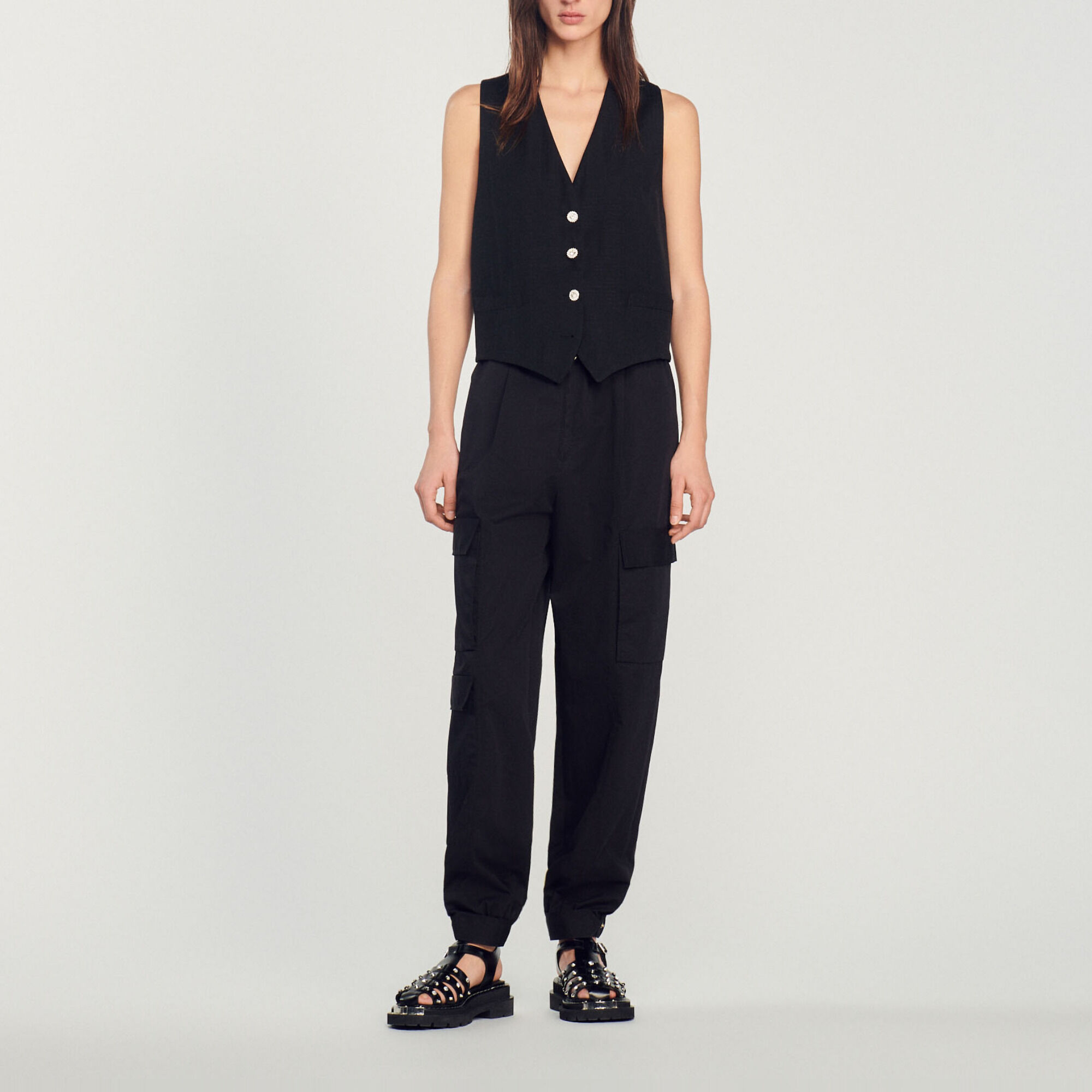 Gilet maschile con strass