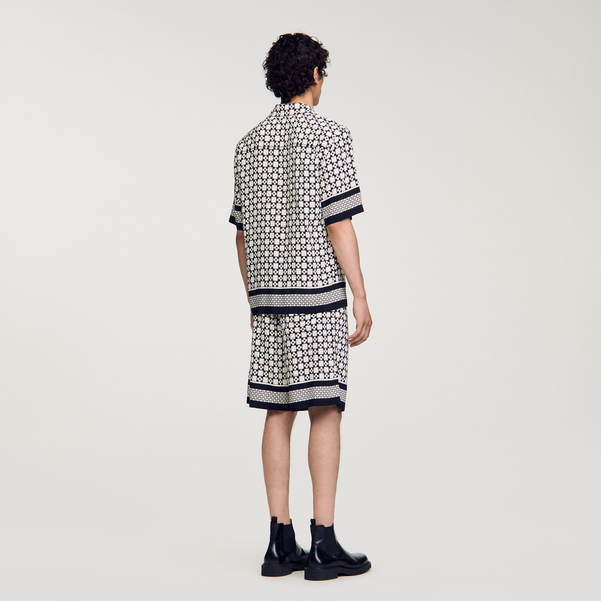 Camicia a maniche corte Square Cross