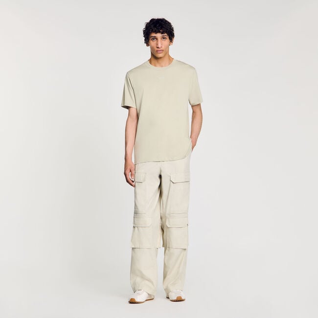 T-shirt in cotone con logo