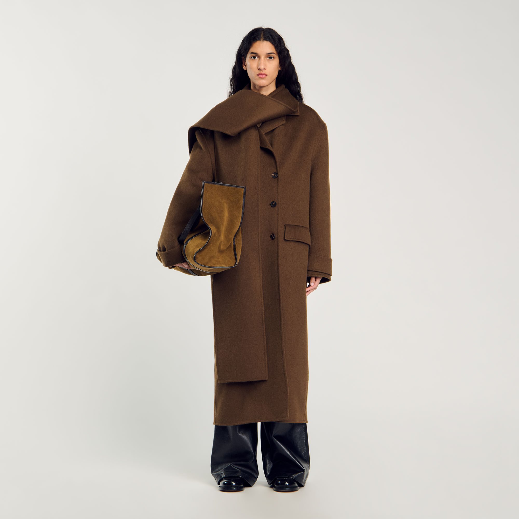 Cappotto oversize in lana