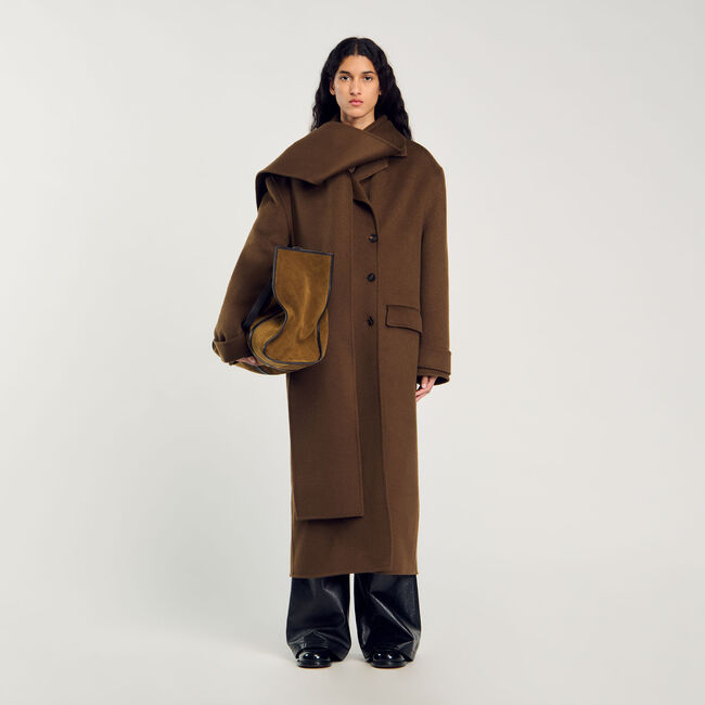 Cappotto oversize in lana