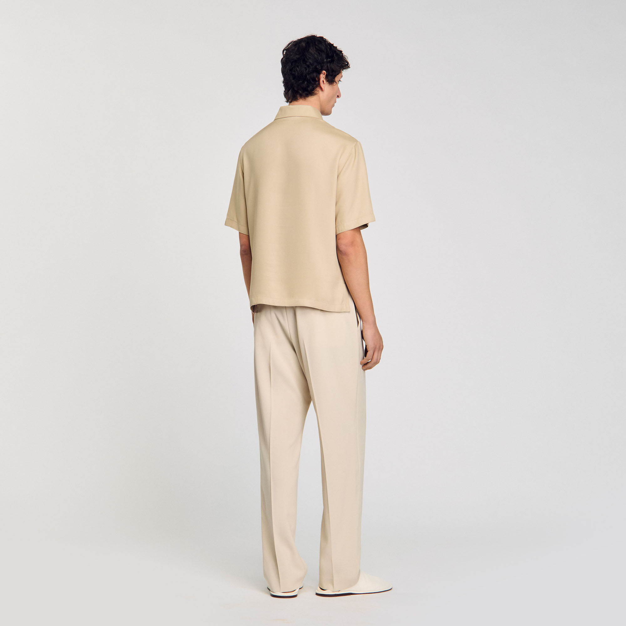 Polo con colletto a zip
