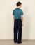 Pantaloni larghi in cotone biologico