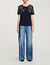 T-shirt con dettagli ricamati - Donna | Sandro