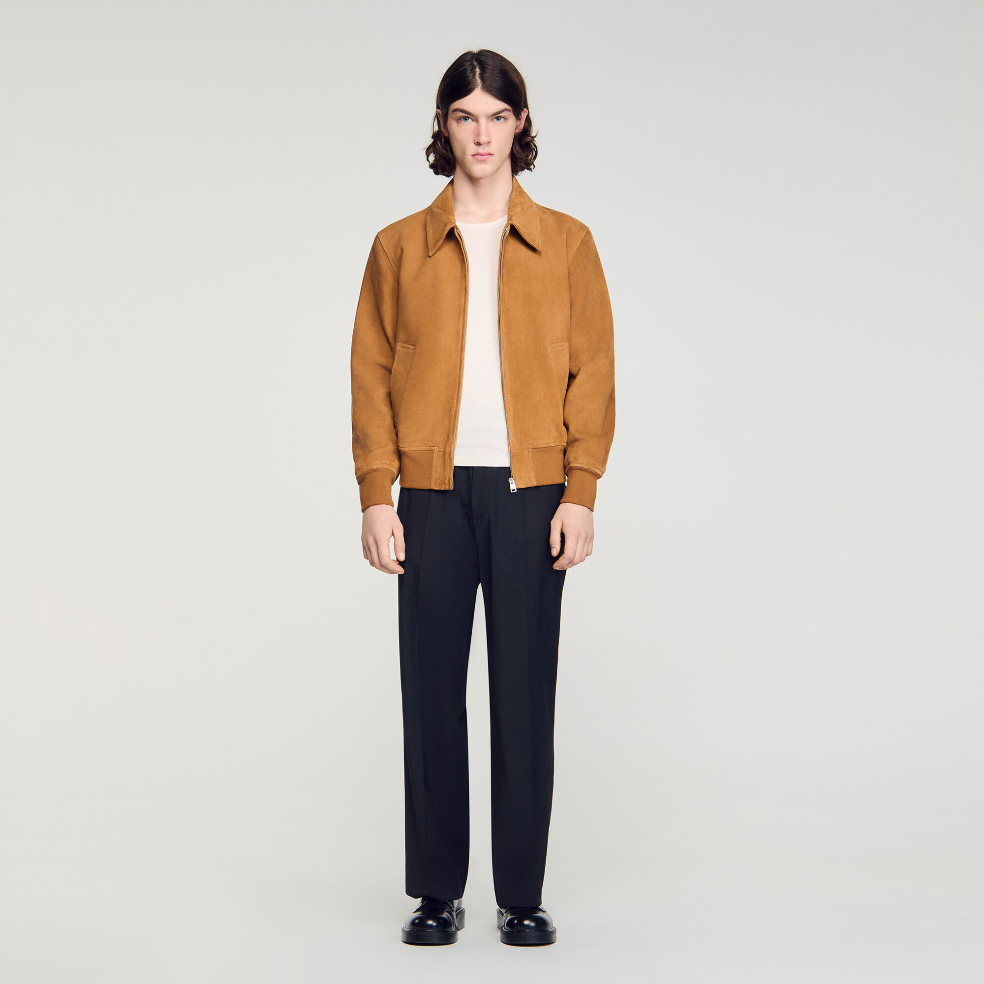 Giubbotto in pelle di capra