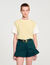 Maglione in maglia bimateriale