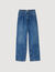 Jeans larghi a righe