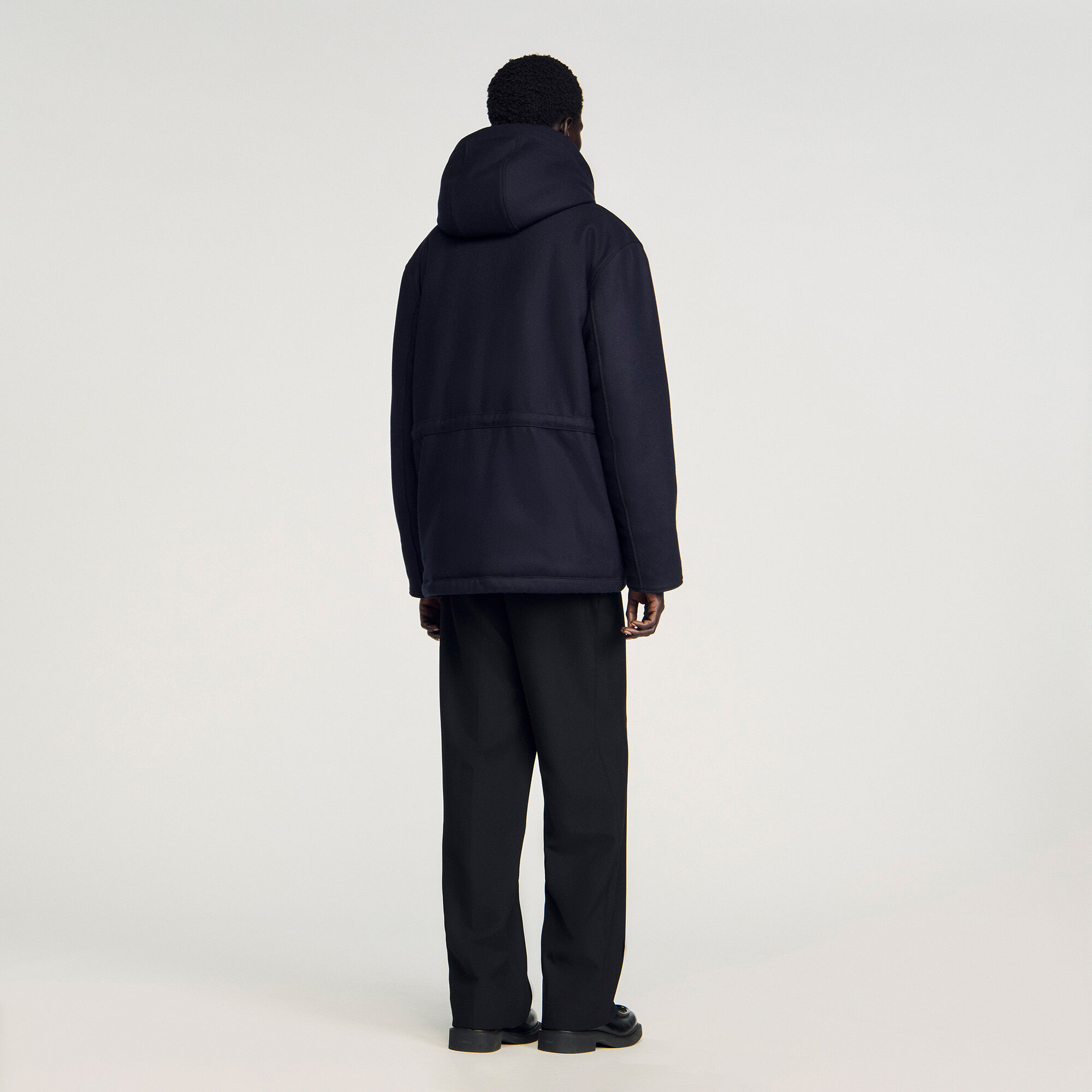 Parka in lana con cappuccio Parka in lana con cappuccio