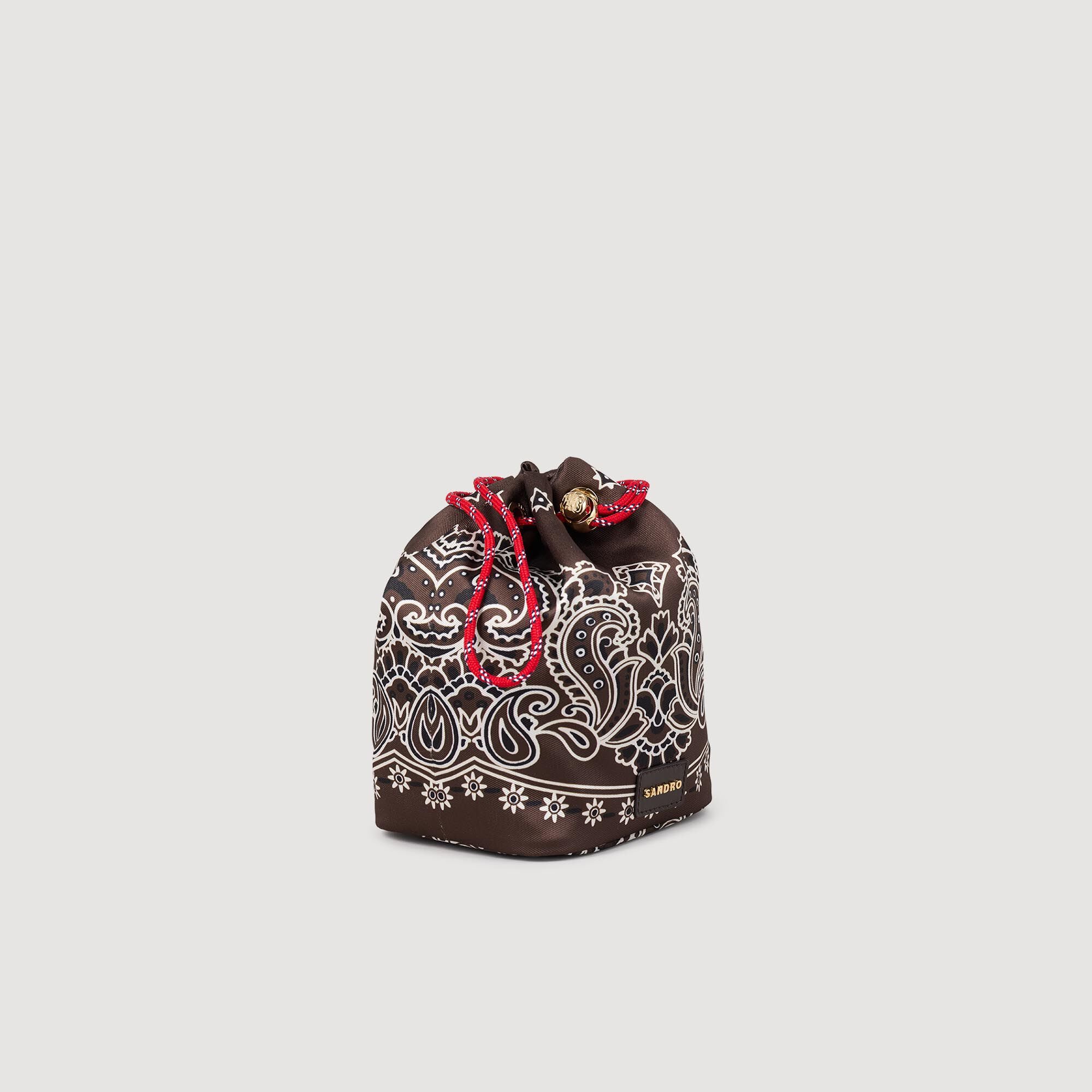 Borsa a secchiello a bandana