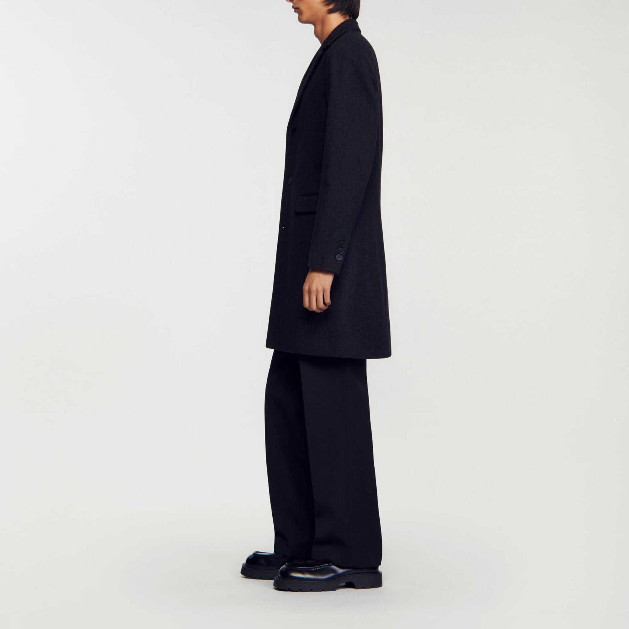 Cappotto in panno di lana