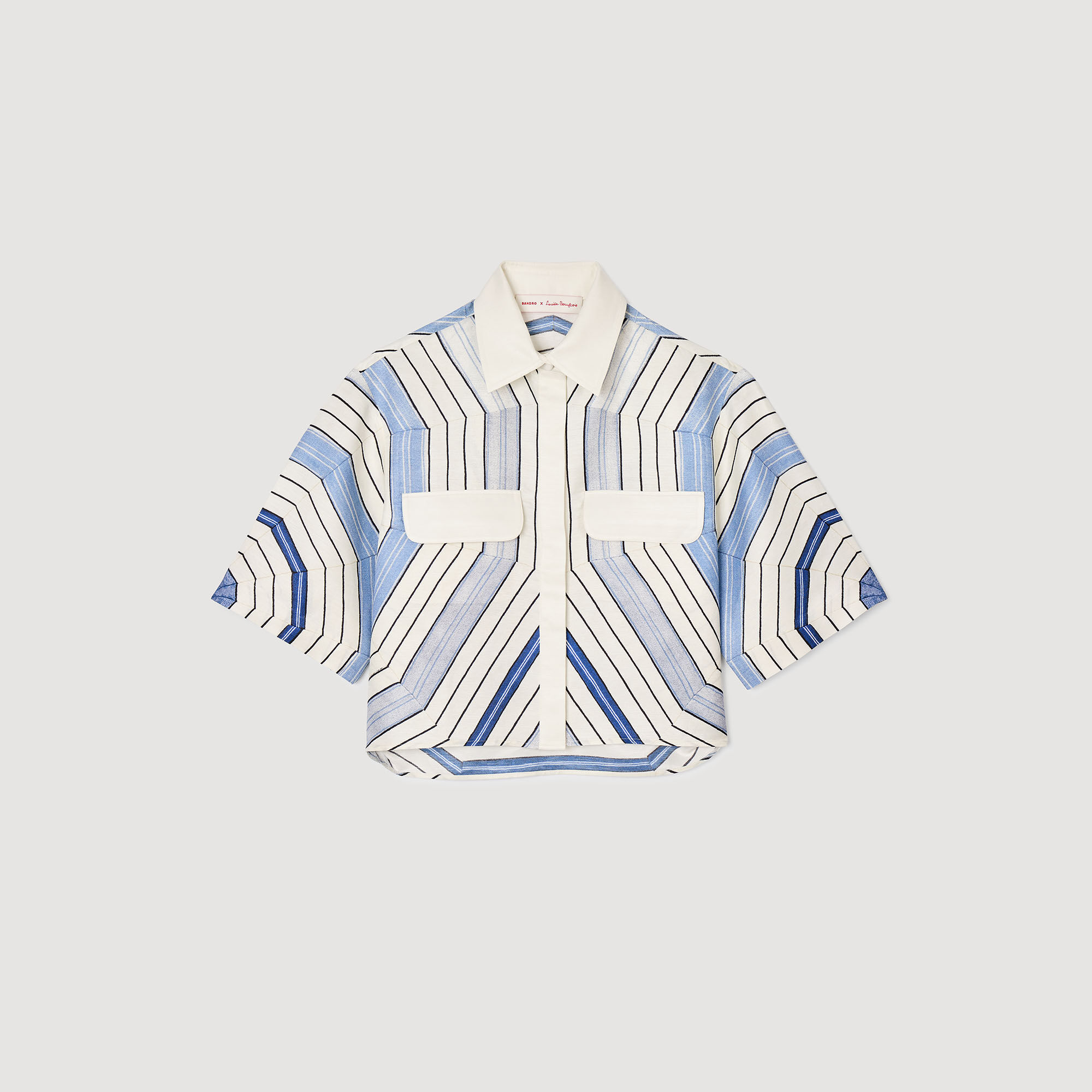 Camicia stampa a spirali