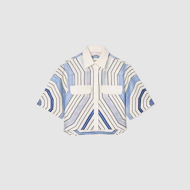 Camicia stampa a spirali