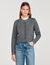Cardigan colletto volant rimovibile