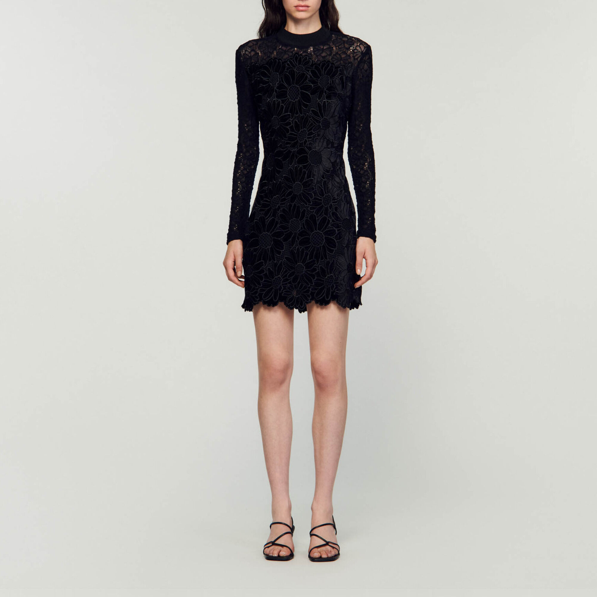 Abito in guipure margheritine