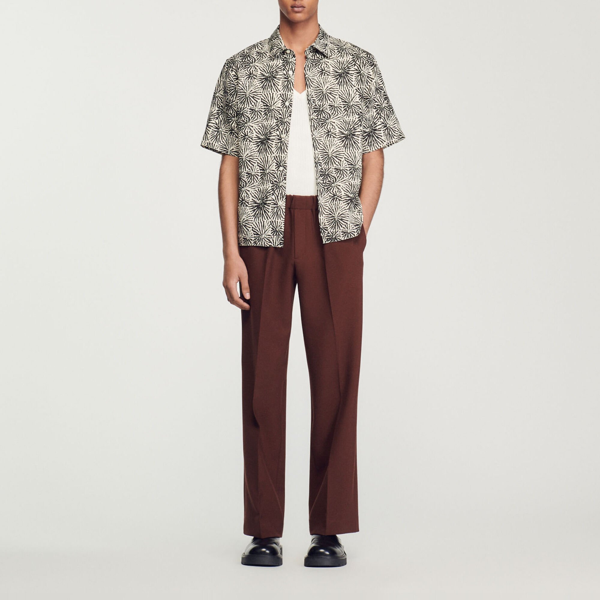 Camicia oversize stampata