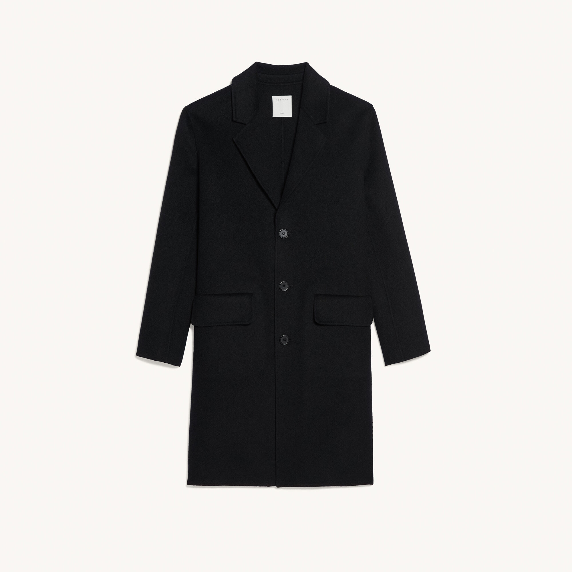 Cappotto in lana double face