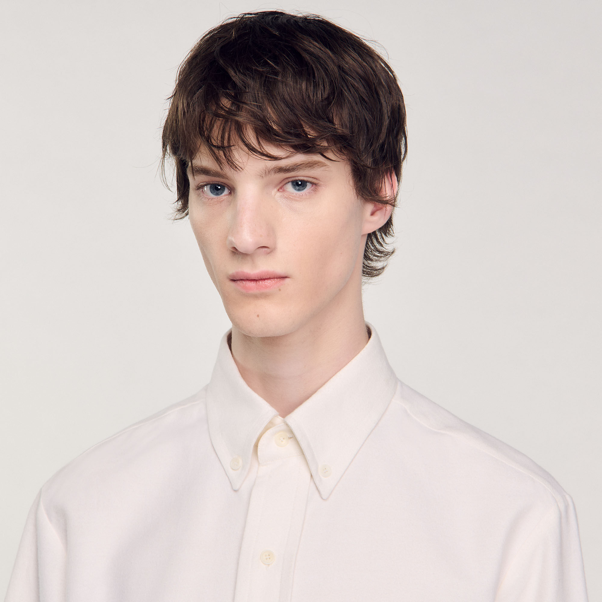 Camicia in oxford flannel