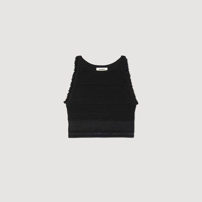 Maglione senza maniche
