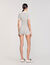 Tutina jumpsuit in maglia a righe