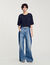 T-shirt con dettagli a perline