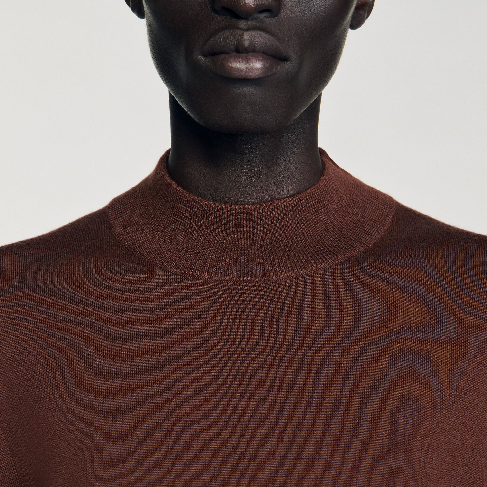 Maglione in lana a collo alto - Uomo | Sandro