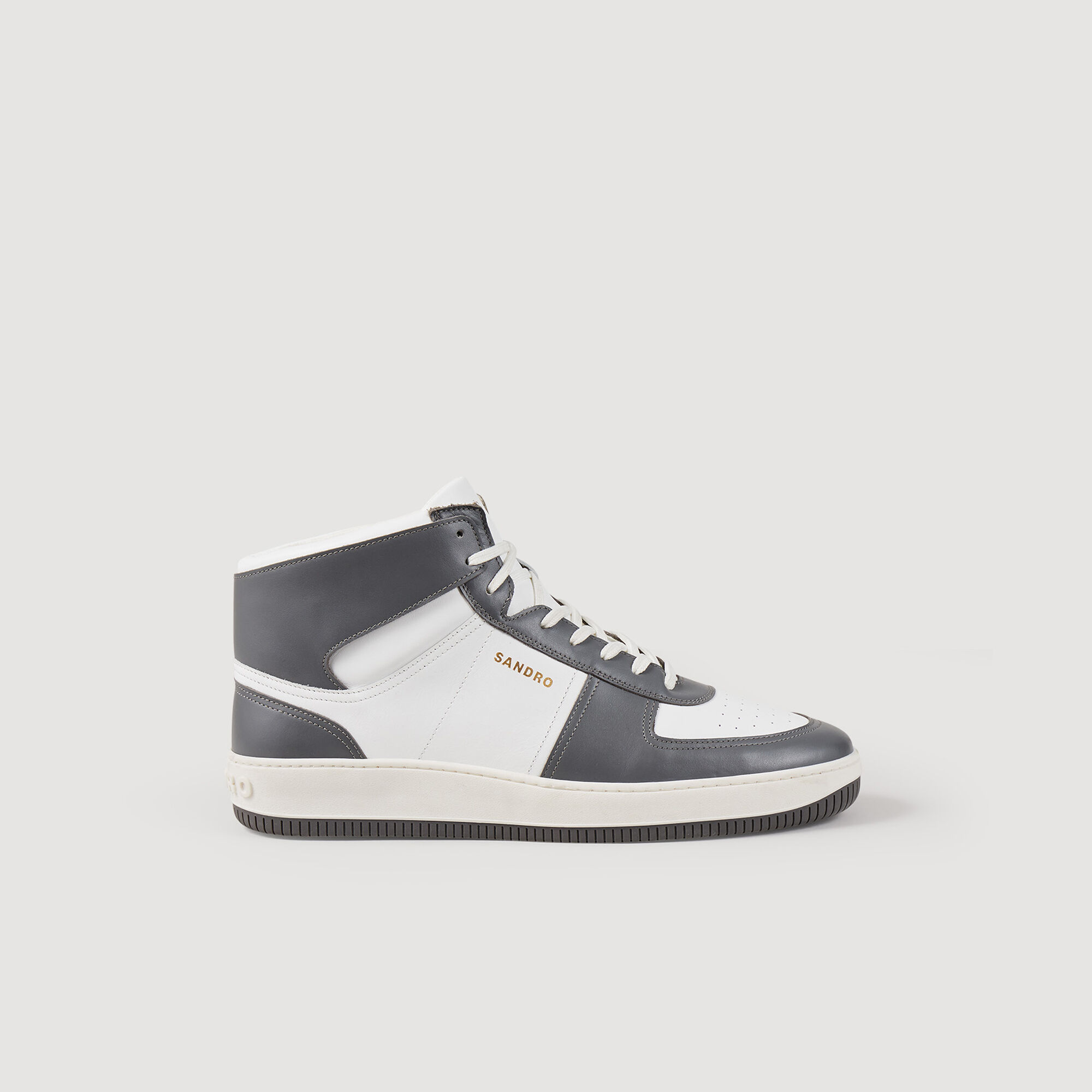 Sneaker alte in pelle