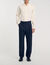 Pantaloni con pieghe baciate