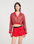 Camicia con stampa foulard