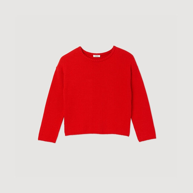 Pullover in maglia bouclé