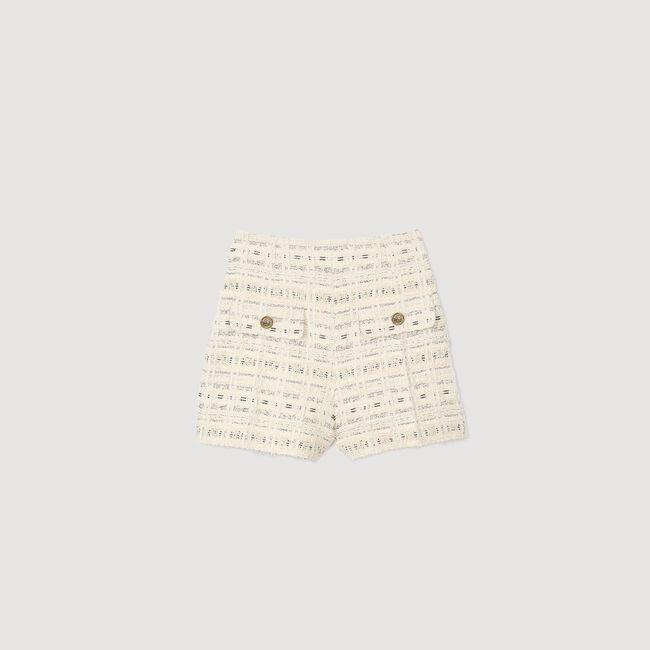 Shorts in tweed fantasia