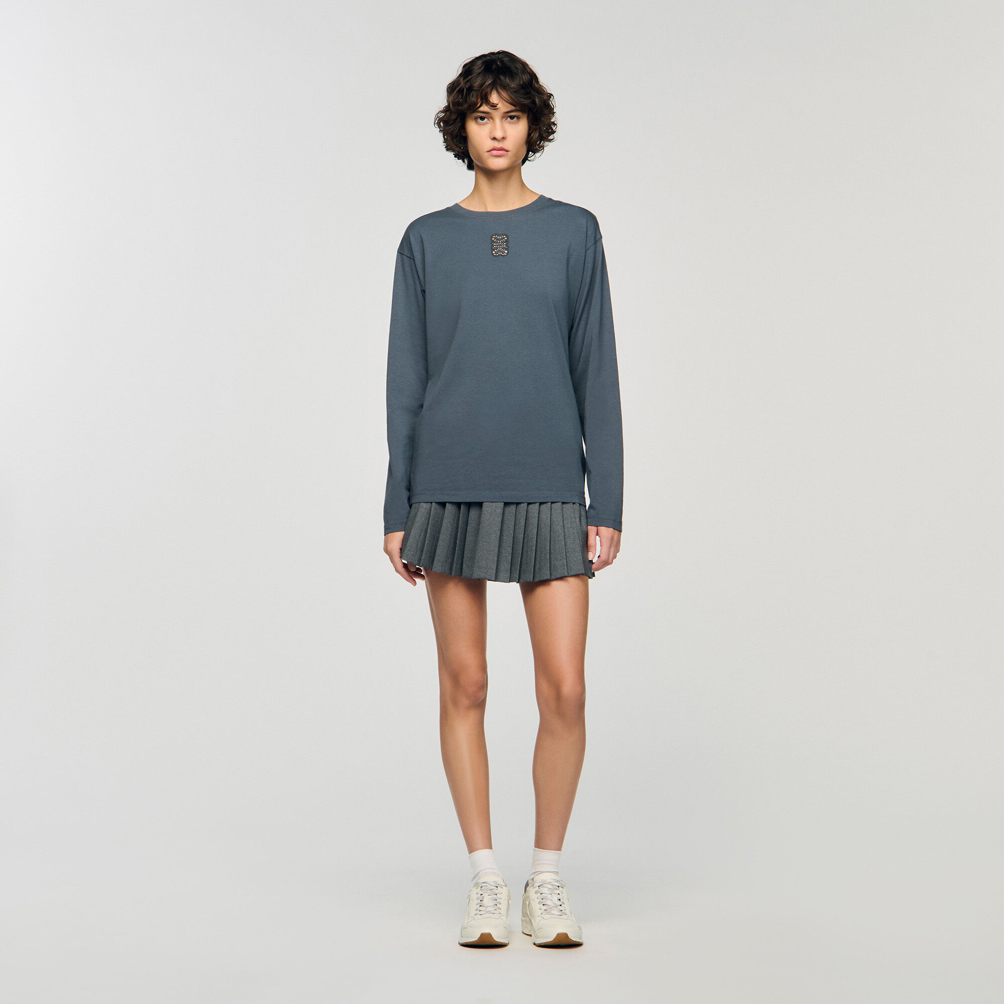 T-shirt con ricamo