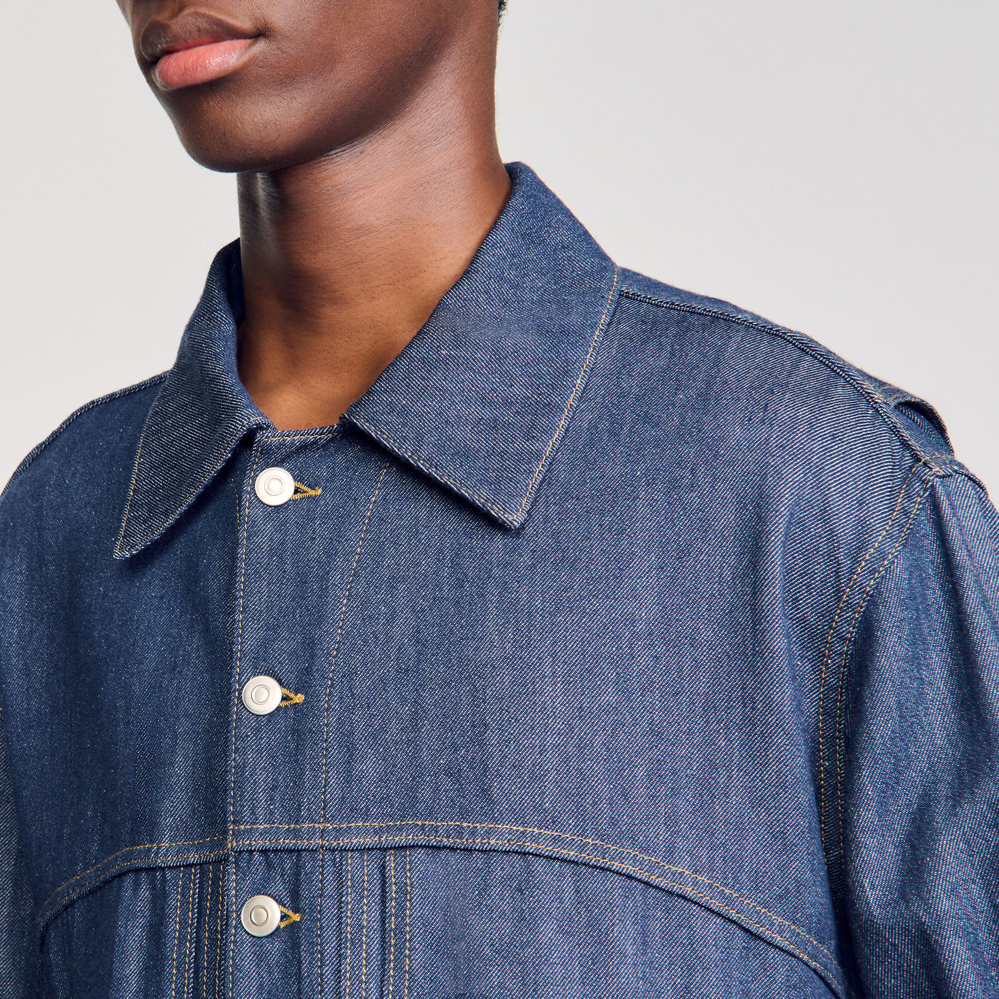 Giubbotto in chambray