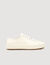 Sneakers basse in crosta di pelle