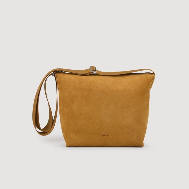 Hobo bag in scamosciato